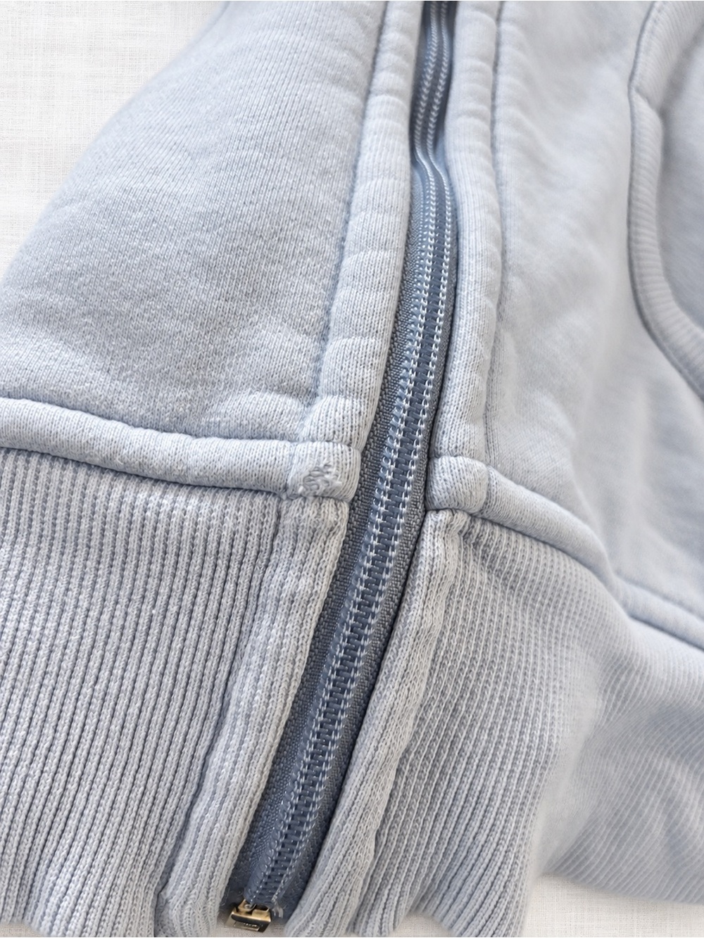 Lululemon Scuba Full Zip Hoodie Jacket Size 10 Light Lavender Blue - Picture 4 of 5